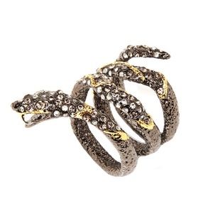 SALE- New Alexis Bittar Coiled Serpent Ring 5